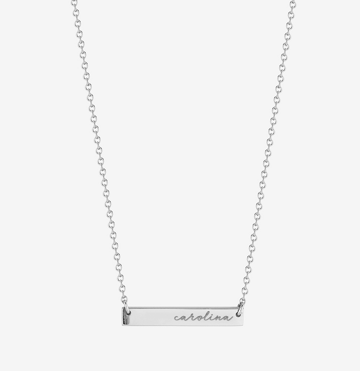 UNC Carolina Horizontal Bar Necklace