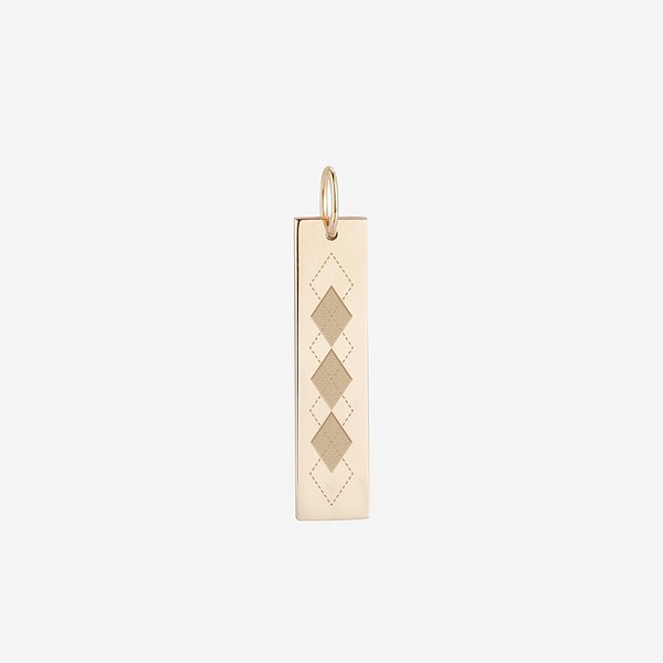 UNC Carolina Argyle Vertical Bar
