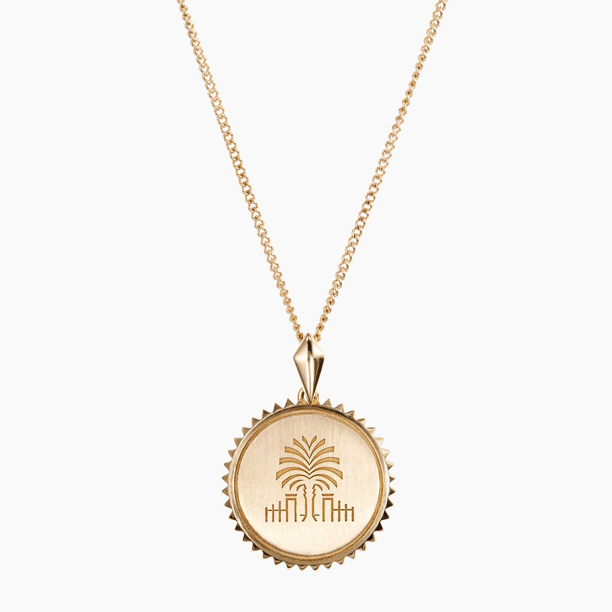 South Carolina Palm Sunburst Pendant