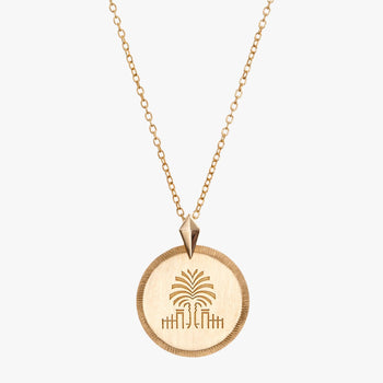 South Carolina Palm Florentine Pendant