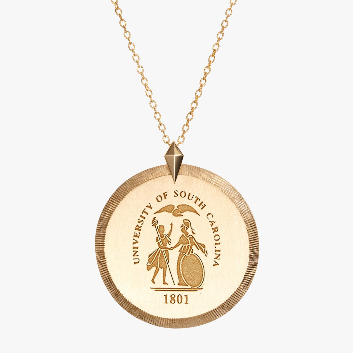 South Carolina Seal Florentine Pendant