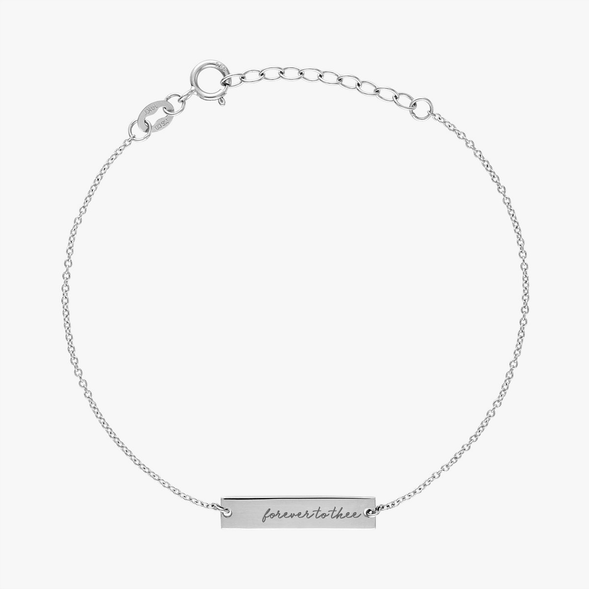 University of South Carolina Horizontal Necklace Sterling Silver