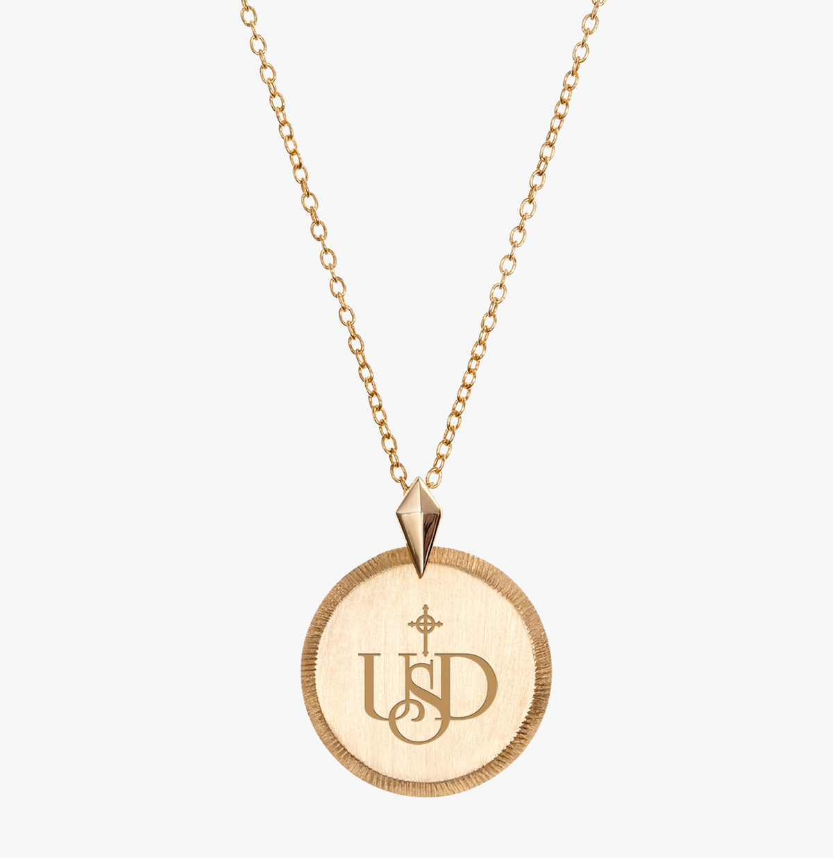 USD Florentine Logo Pendant Petite