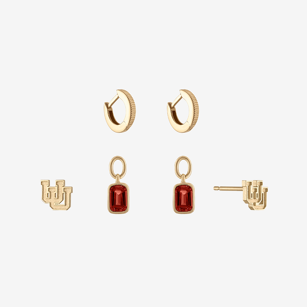 Utah Logo Florentine Earring Bundle