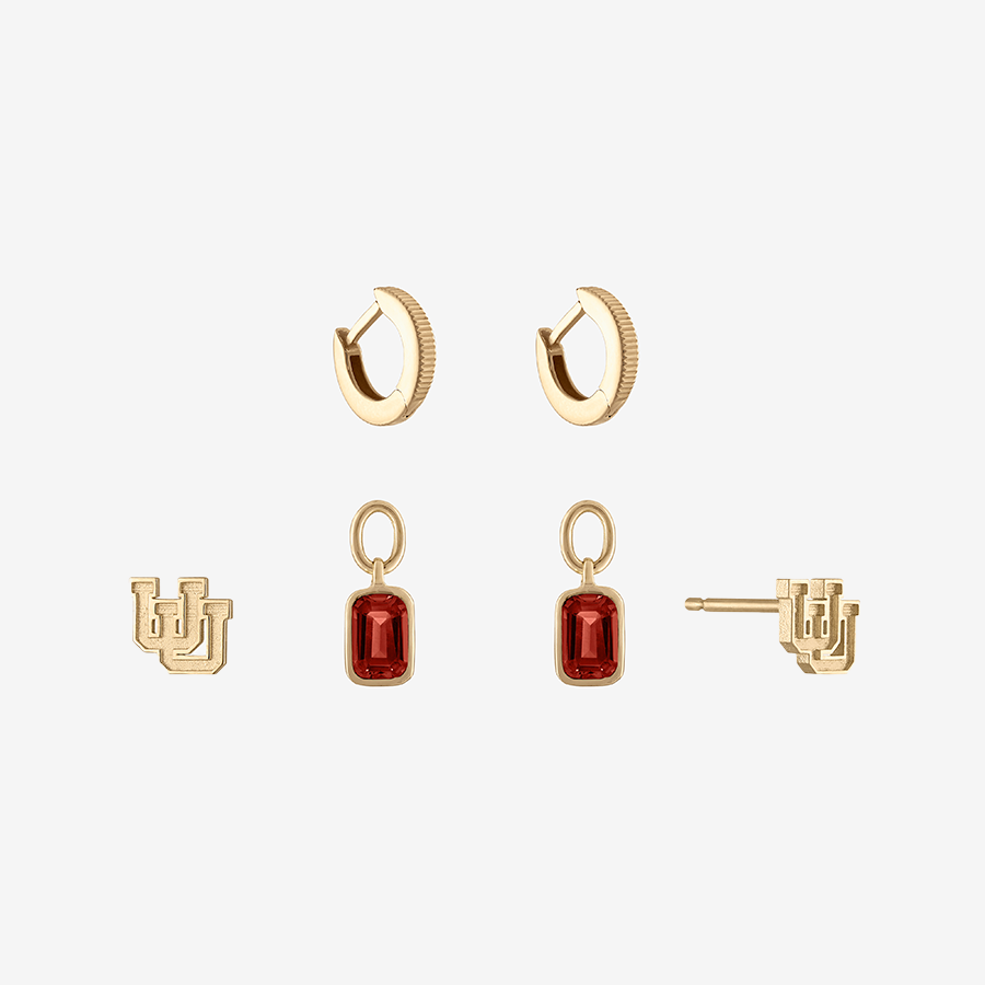 Utah Logo Florentine Earring Bundle