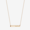 UT Hook Em Horizontal Bar Necklace