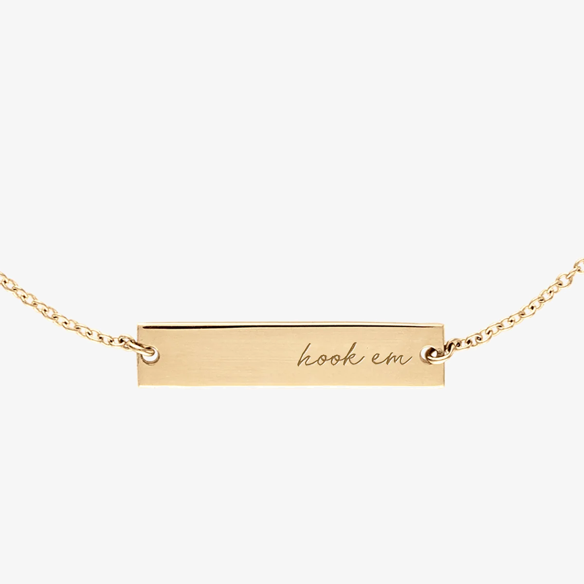 UT Hook Em Bracelet