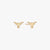 Gold UT Longhorn Earring Studs 