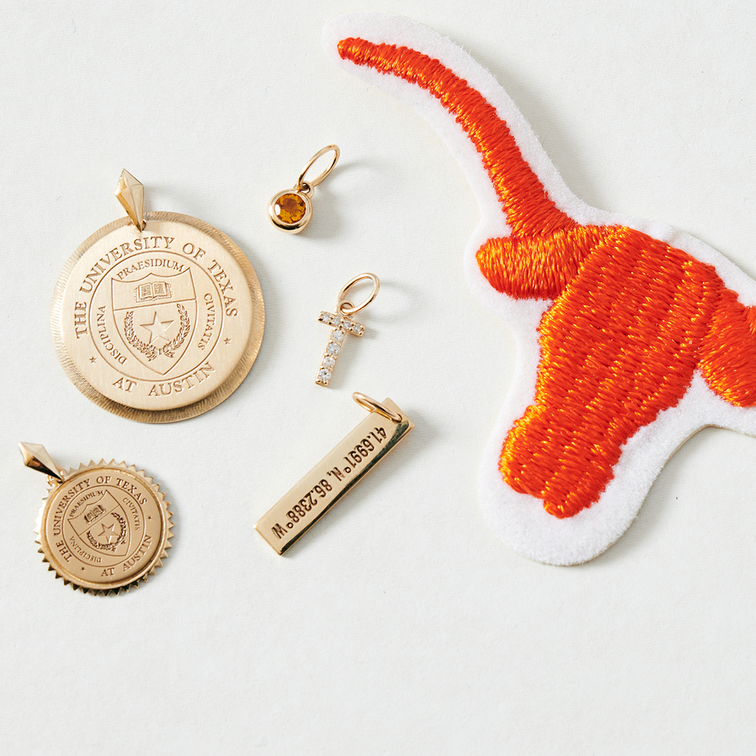 UT Seal Florentine Pendant