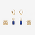 UVA V-Sabre Florentine Earring Bundle