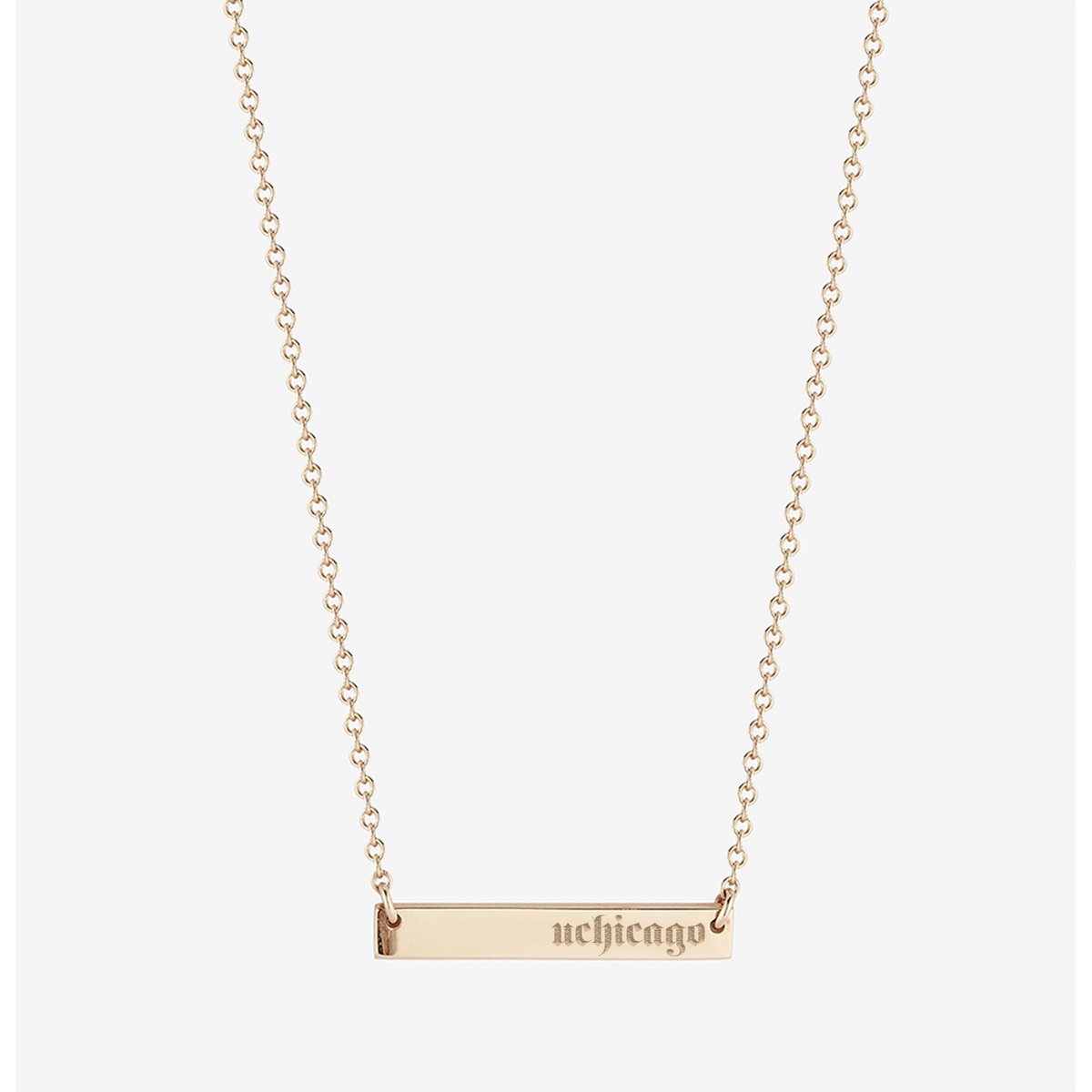 UChicago Horizontal Bar Necklace