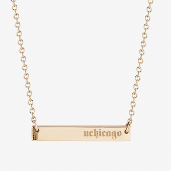 UChicago Horizontal Bar Necklace