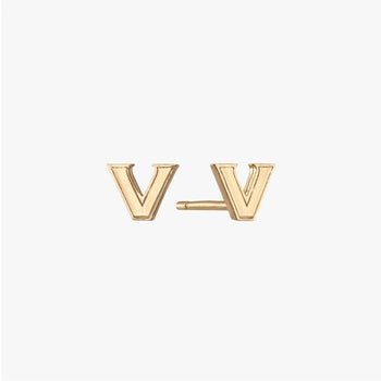 Vanderbilt V Stud Earring