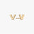 Vanderbilt V Stud Earring