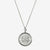 Silver Villanova Sunburst Crest Necklace