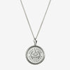 Silver Villanova Sunburst Crest Necklace
