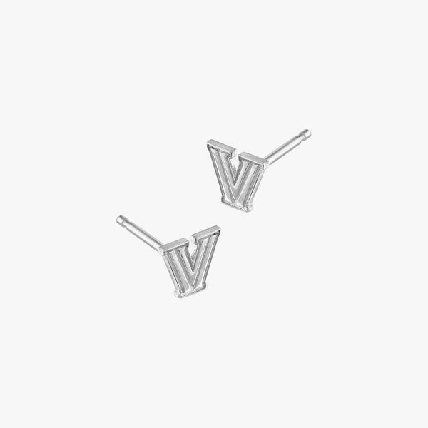 Villanova V Stud Earring