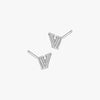 Villanova Logo Stud Earrings