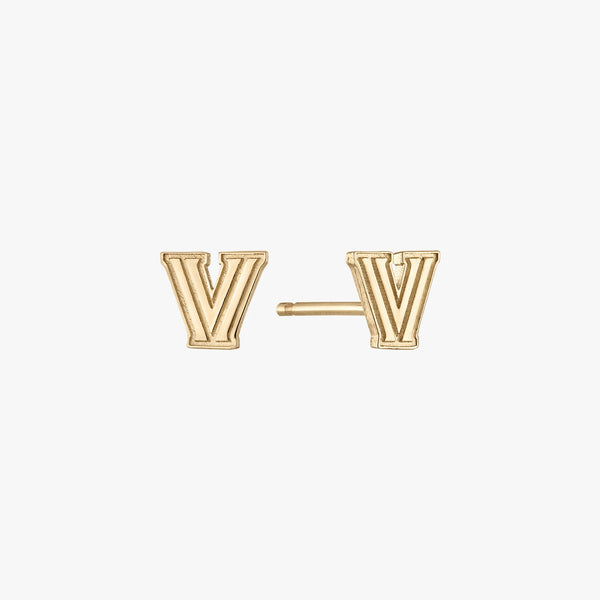 Villanova V Stud Earring