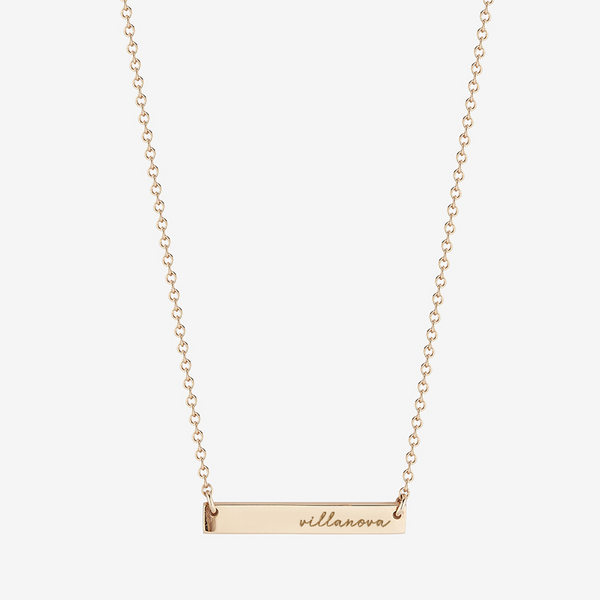 Villanova Horizontal Bar Necklace