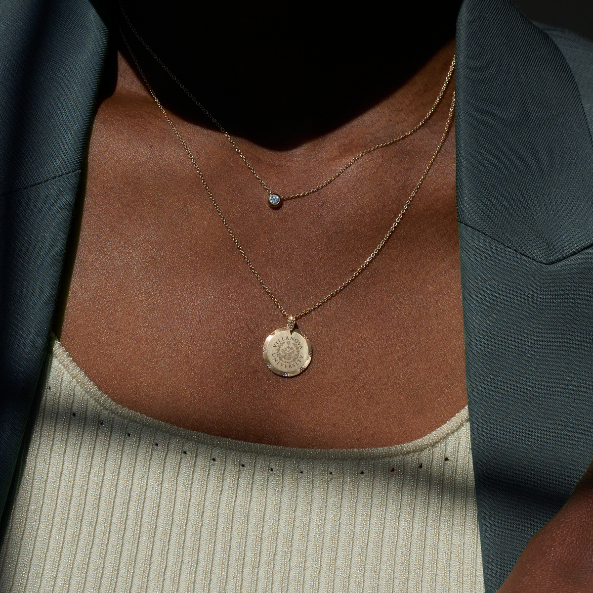 Villanova 7-Point Diamond Pendant