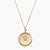 Gold Vanderbilt Sunburst V Necklace