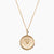 Gold Vanderbilt Sunburst V Necklace