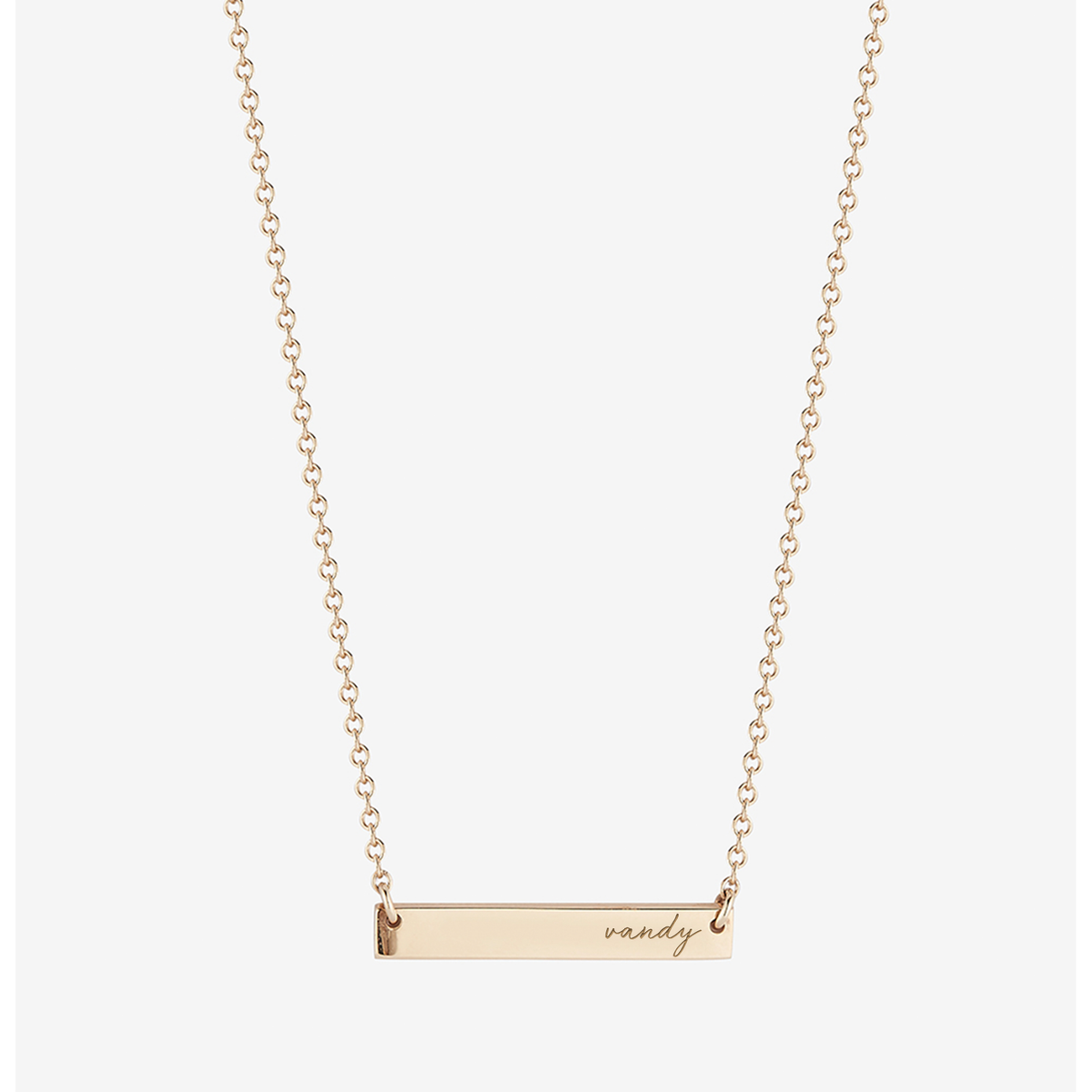 Vanderbilt Vandy Horizontal Bar Necklace