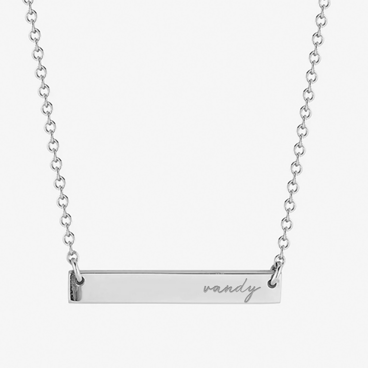 Vanderbilt Vandy Horizontal Bar Necklace