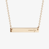 Vanderbilt Vandy Horizontal Bar Necklace
