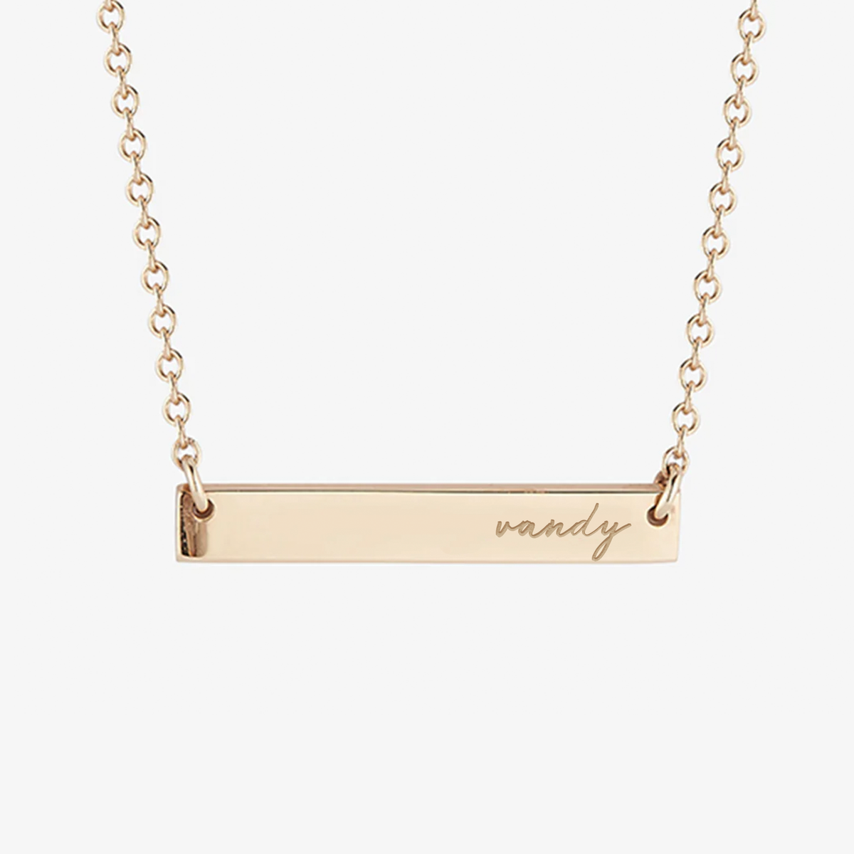 Vanderbilt Vandy Horizontal Bar Necklace