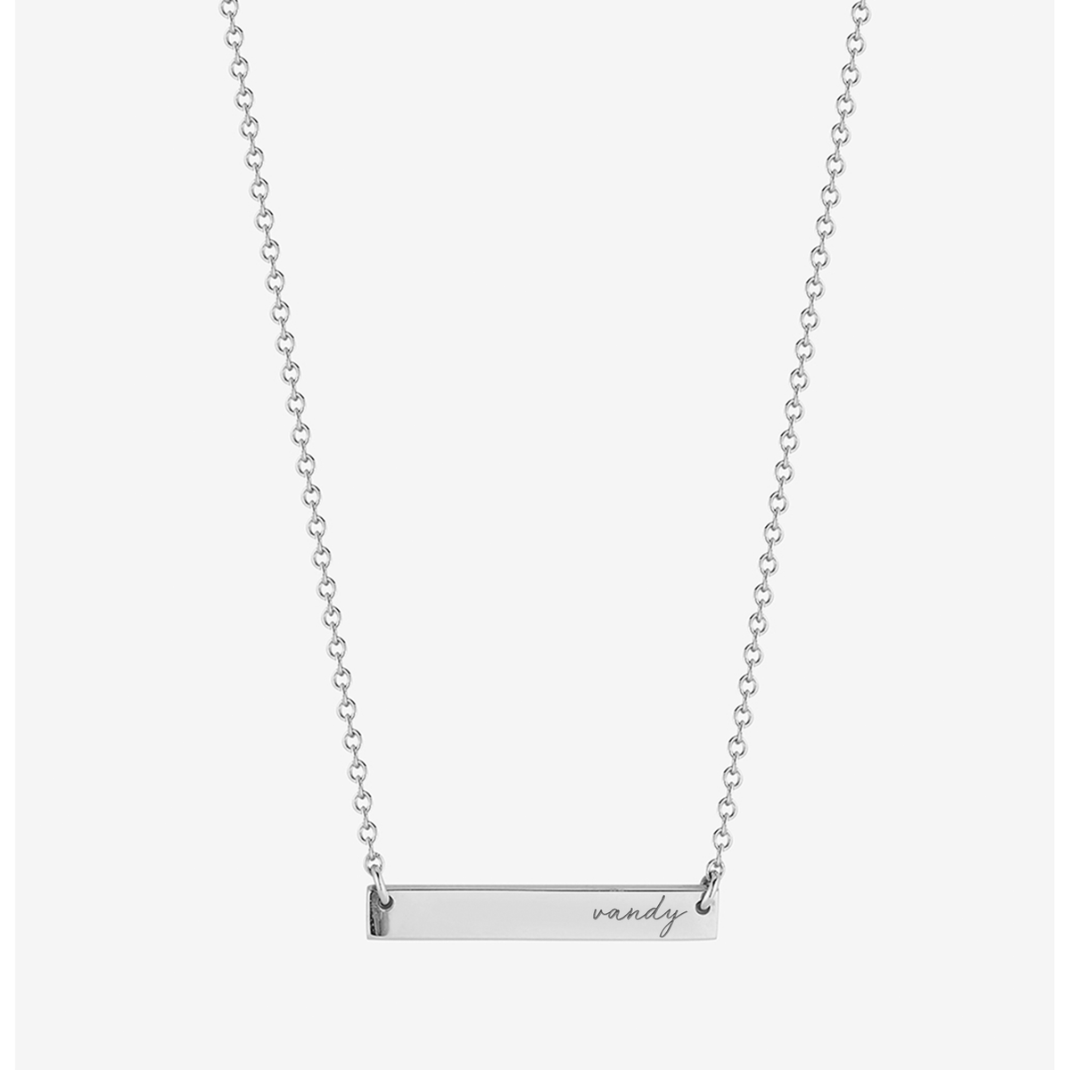 Vanderbilt Vandy Horizontal Bar Necklace