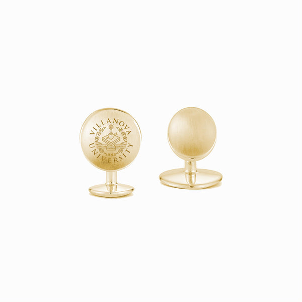 Villanova Crest Gold Cufflinks