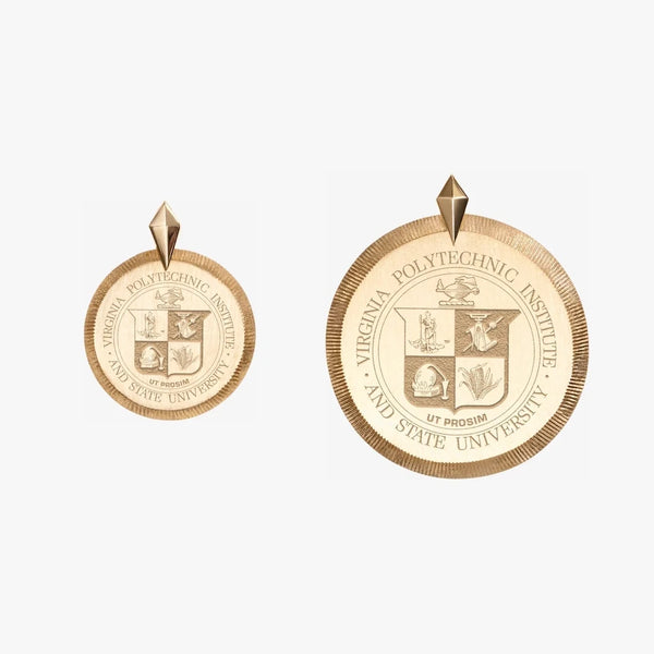 Virginia Tech Florentine Pendant
