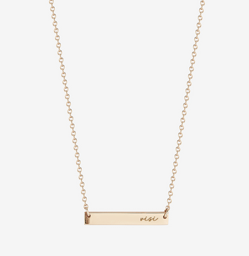 Georgetown Visitation Visi Horizontal Bar Necklace