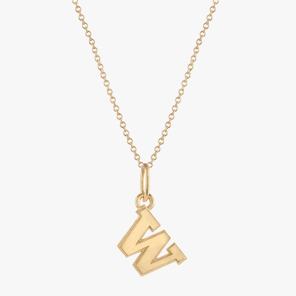 Washington W Letter Charm