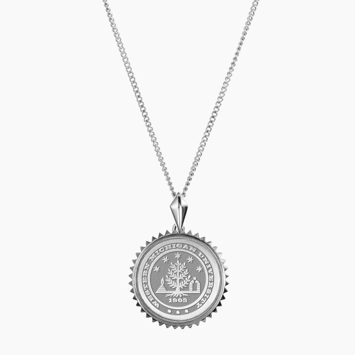 Western Michigan Sunburst Pendant