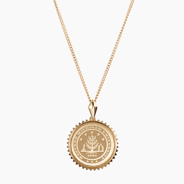 Western Michigan Sunburst Pendant