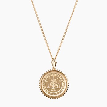 Western Michigan Sunburst Pendant