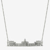 Silver Washington & Lee Colonnade Architecture Necklace