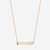 William & Mary Hark! Horizontal Bar Necklace