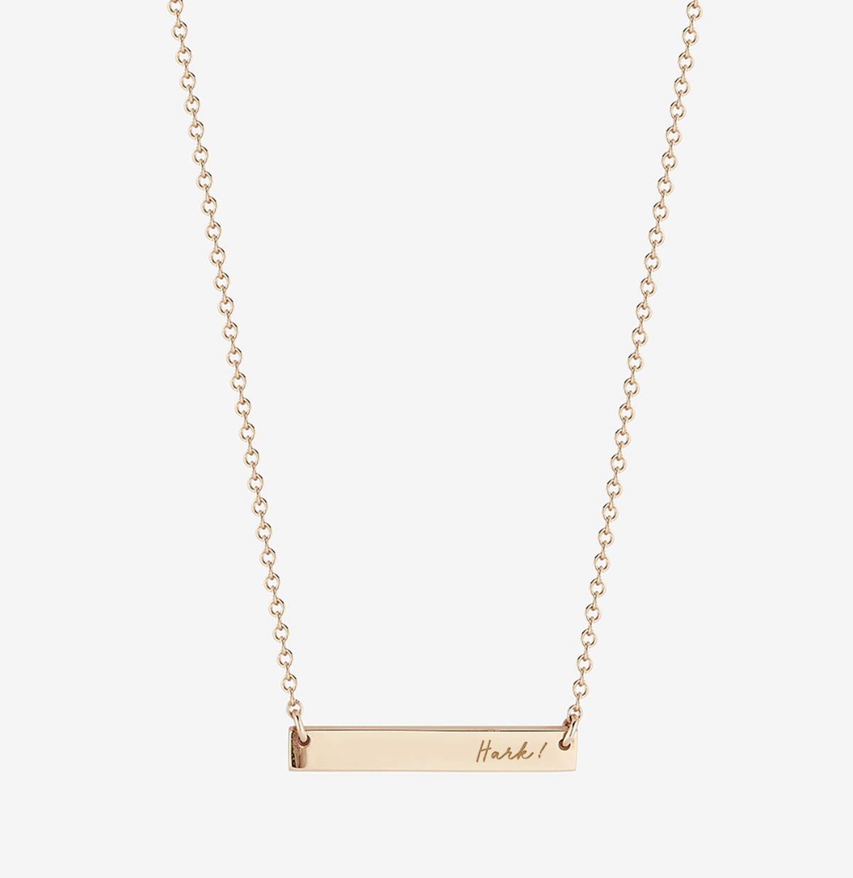 William & Mary Hark! Horizontal Bar Necklace