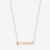 Western Michigan Horizontal Bar Necklace