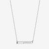Western Michigan Go Broncos Horizontal Bar Necklace