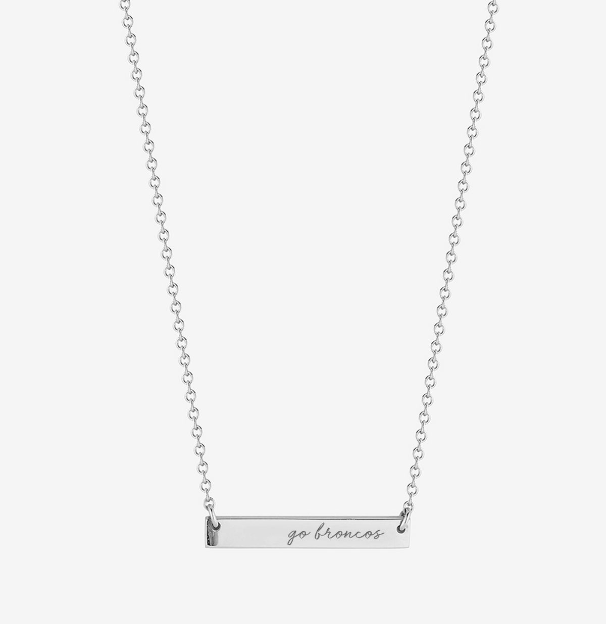 Western Michigan Horizontal Bar Necklace