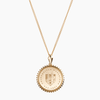 Wesleyan University Sunburst Necklace in Cavan Gold 14K Gold