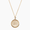 West Virginia Sunburst Necklace Gold