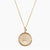 West Virginia Sunburst Necklace Gold