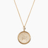 West Virginia Sunburst Necklace Gold