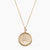 West Virginia Sunburst Necklace Gold